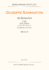 Giuseppe Sammartini 12 Sonaten für 2 Flöten und B.c. Bd. 2