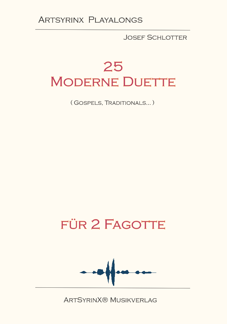 25 moderne Duette für 2 Fagotte