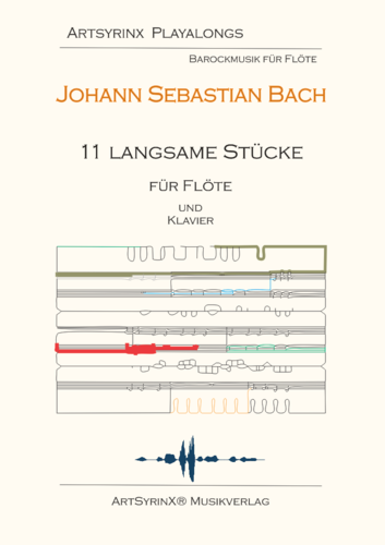 J.S. Bach 11 langsame Stücke für Flöte und Klavier mit CD