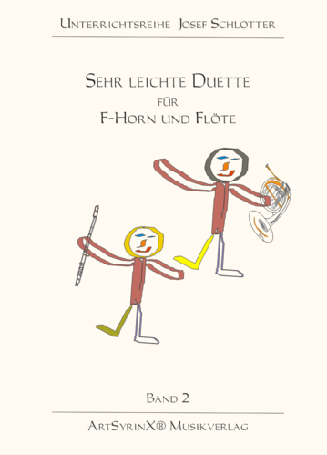 Sehr leichte Duette für F-Horn und Flöte Band 2