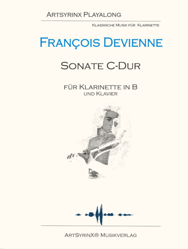 François Devienne Sonate in C-Dur für Klarinette und Klavier mit CD