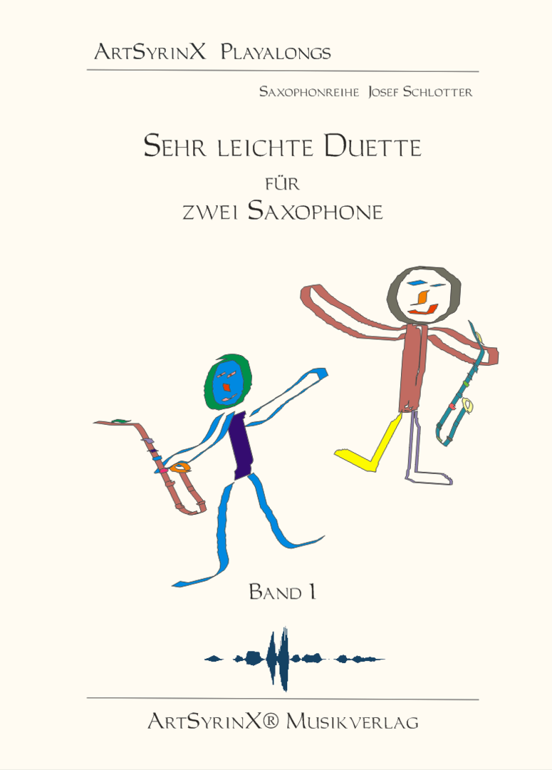 Sehr leichte Duette für 2 Saxophone Band 1 mit CD