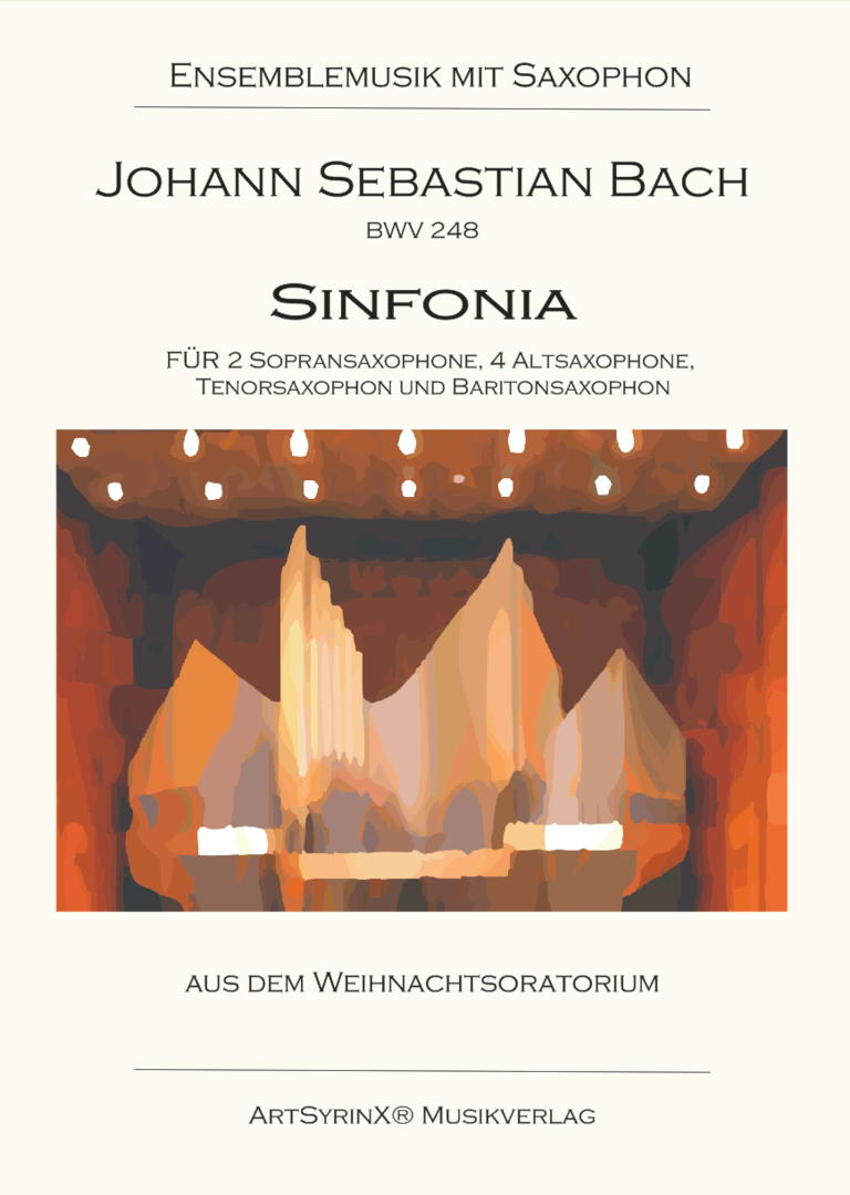 Johann Sebastian Bach Sinfonia für 8 Saxophone