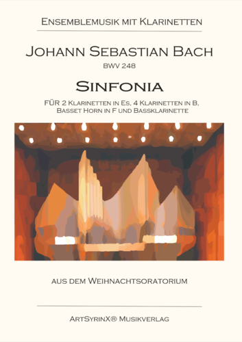 Johann Sebastian Bach Sinfonia für 8 Klarinetten