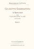 Giuseppe Sammartini 12 Sonaten für Flöte&amp;Klarinette mit Klavier Bd.1