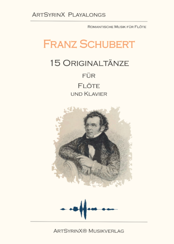 Franz Schubert 15 Originaltänze für Flöte und Klavier mit CD