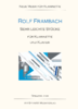 Rolf Frambach Sehr leichte Stücke für Klarinette und Klavier