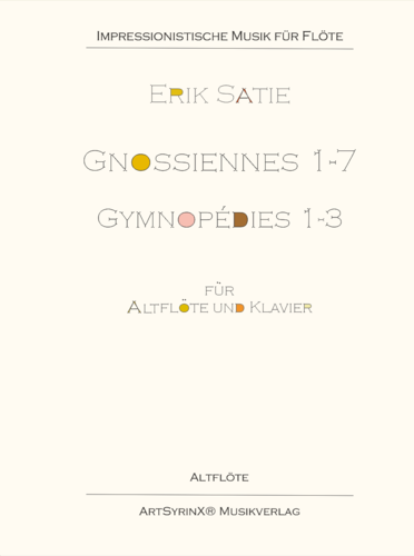 Erik Satie Gnossiennes, Gymnopédies für Altflöte und Klavier