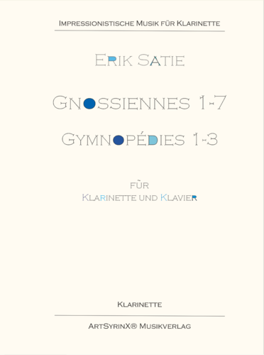 Erik Satie Gnossiennes, Gymnopédies für Klarinette und Klavier