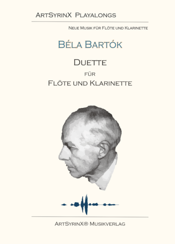 Béla Bartók 29 Duette für Flöte und Klarinette mit CD